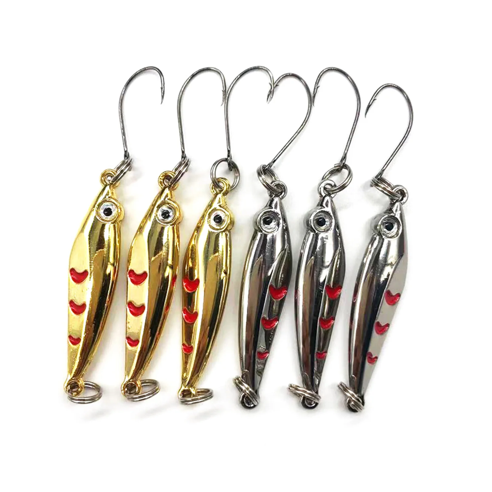 6 шт. искусственная приманка, жесткая приманка, кренкбейт, высококачественные приманки в виде ложки, приманка для рыбной ловли с острыми крю...
6 шт. искусственная приманка, жесткая приманка, кренкбейт, высококачественные приманки в виде ложки, приманка для рыбной ловли с острыми крю...