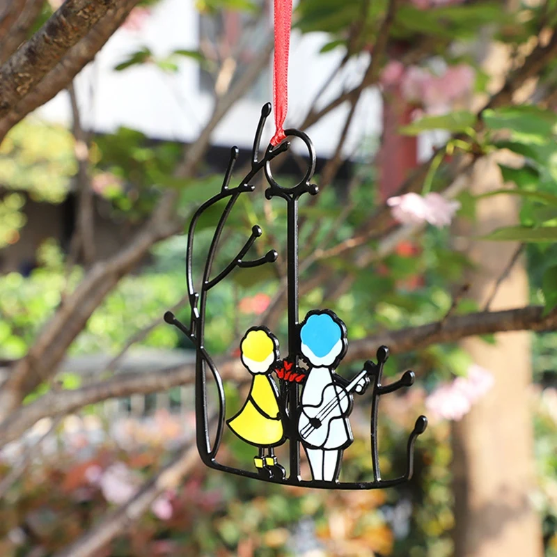 Garden Window Hangings Ramadan Decoration Angels Couple Love Home Decor Pendants Gift Wedding Decoration For Home Decoration