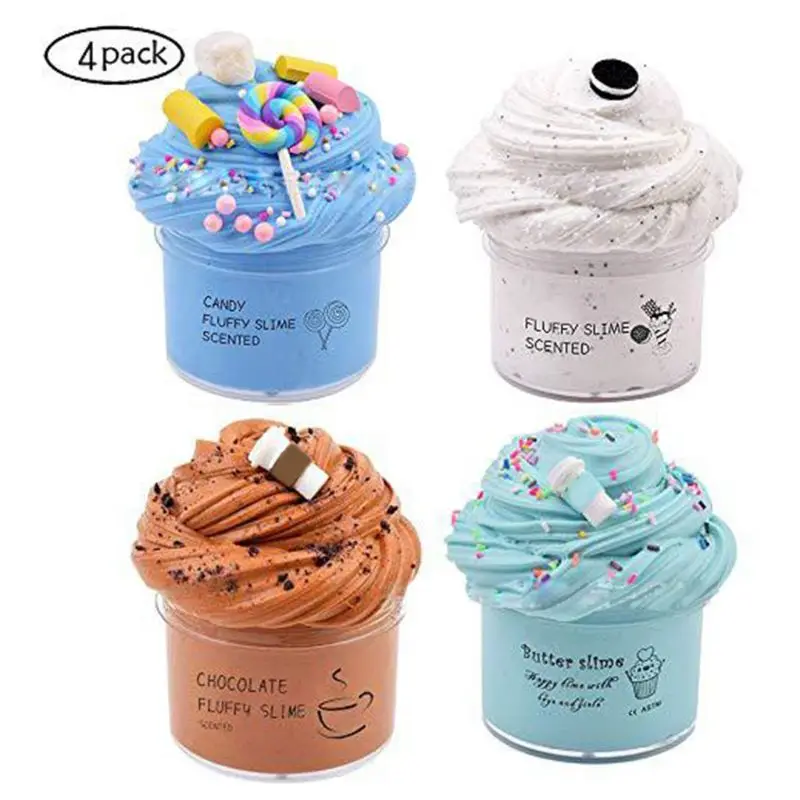 4Pcs Candy Slime Latte Slime Strech Non-Sticky Slime to Stress Relief Toy Gift XX9E
4Pcs Candy Slime Latte Slime Strech Non-Sticky Slime to Stress Relief Toy Gift XX9E