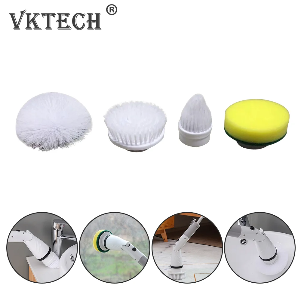 4pcs Electric Cleaning Turbo Brush Cleaner Bathroom Bathtub Kitchen Floor Scrubber Charging Rotating Corner Scrub Tool Set
4pcs Electric Cleaning Turbo Brush Cleaner Bathroom Bathtub Kitchen Floor Scrubber Charging Rotating Corner Scrub Tool Set