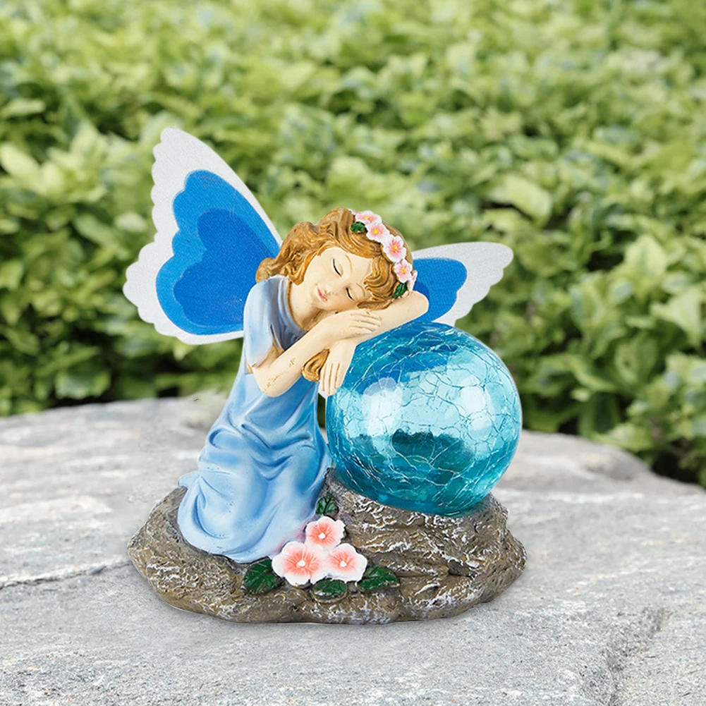 Solar LED Light Outdoor Garden Decoration Resin Fairy Sculpture Lamp Waterproof Landscape Ornaments Lawn Light Christmas Gift
Solar LED Light Outdoor Garden Decoration Resin Fairy Sculpture Lamp Waterproof Landscape Ornaments Lawn Light Christmas Gift