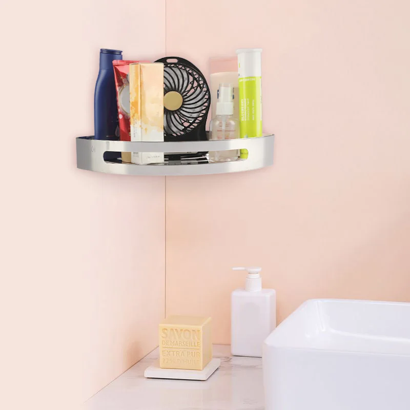 Triangular/Rectangular Shower Shelf Caddy Wall Mount Bathroom Storage Basket RackToilet Shampoo Holder Silver
Triangular/Rectangular Shower Shelf Caddy Wall Mount Bathroom Storage Basket RackToilet Shampoo Holder Silver