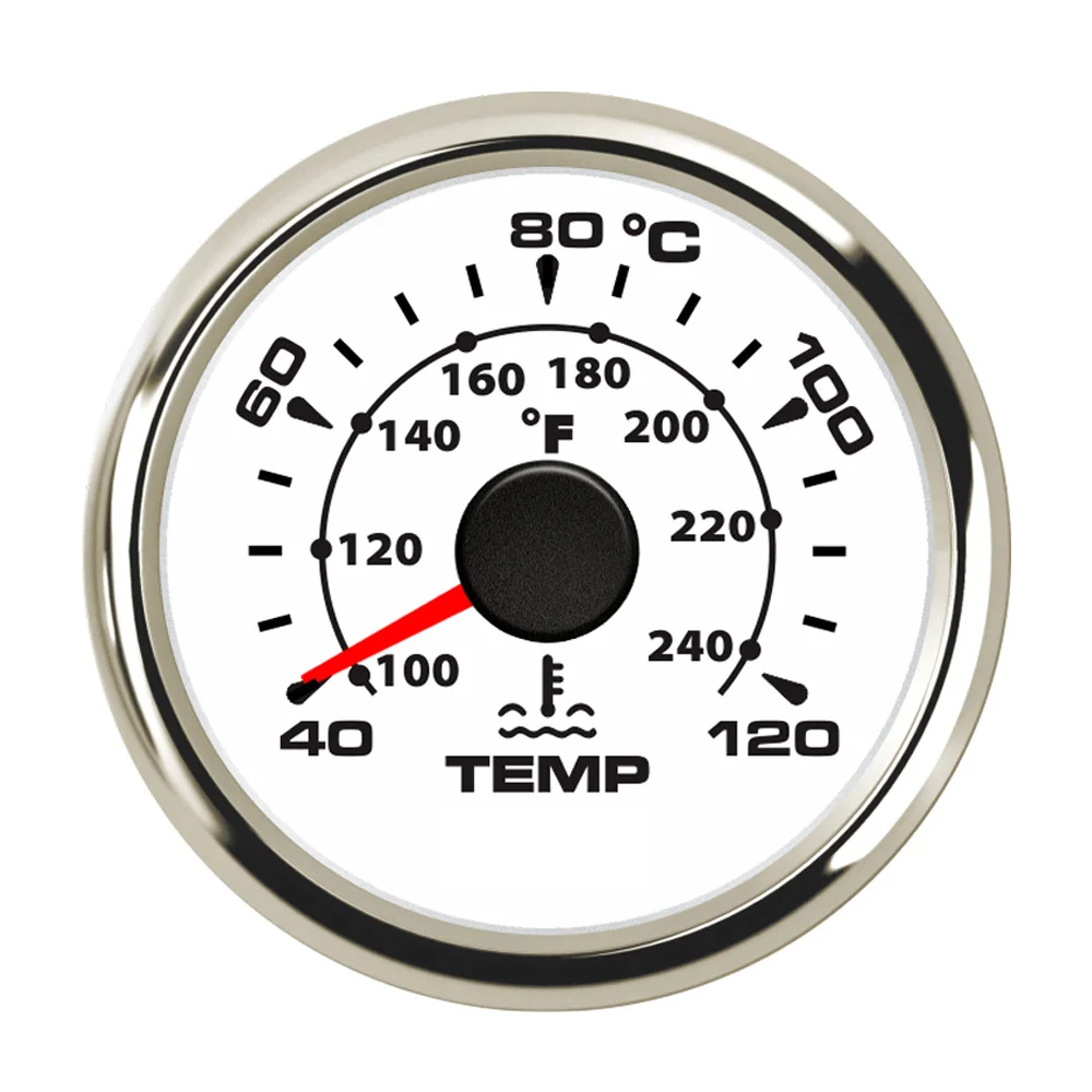 2'' 52mm Boat Car Water Temperature Gauge 40~120 Celsius Water Temp Meter With Backlight Engine Water Temperature Gauge 9~32V
2'' 52mm Boat Car Water Temperature Gauge 40~120 Celsius Water Temp Meter With Backlight Engine Water Temperature Gauge 9~32V