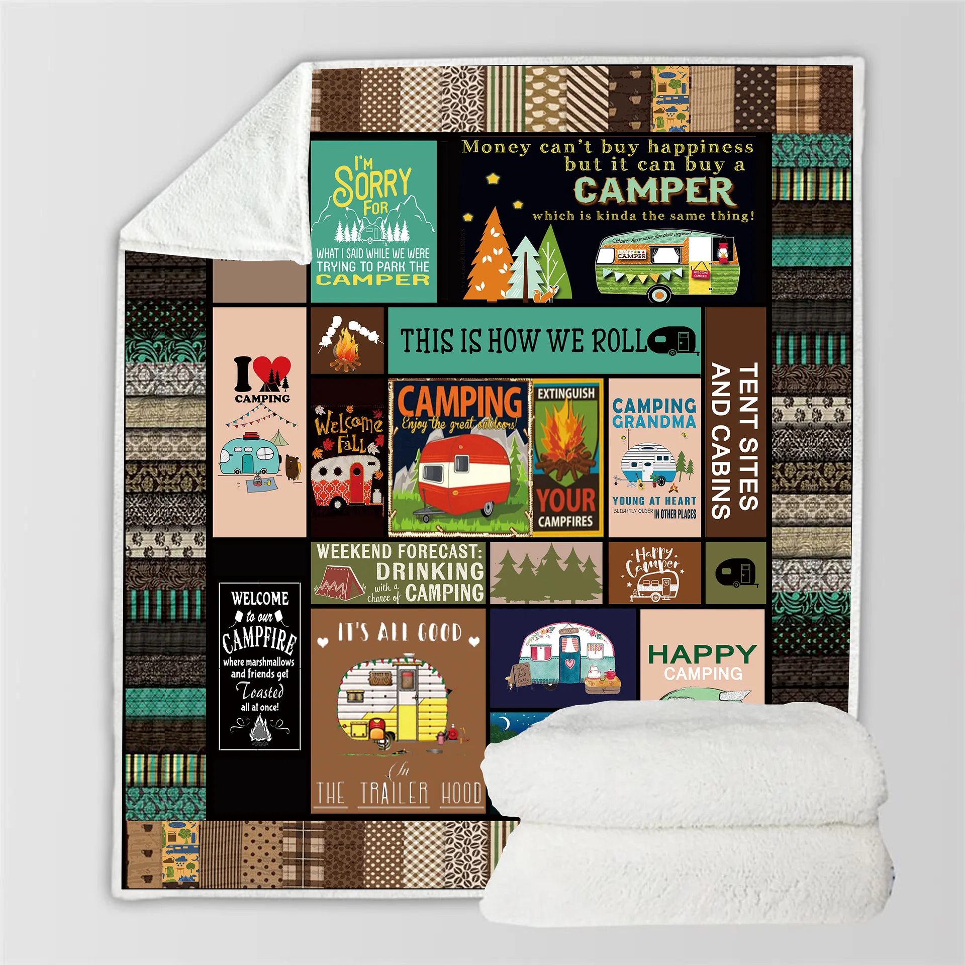 Throw Blanket Camping Bus Style Quilt Blanket Flannel Blanket Mantas Home Textiles Bed Sofa Blanket
Throw Blanket Camping Bus Style Quilt Blanket Flannel Blanket Mantas Home Textiles Bed Sofa Blanket