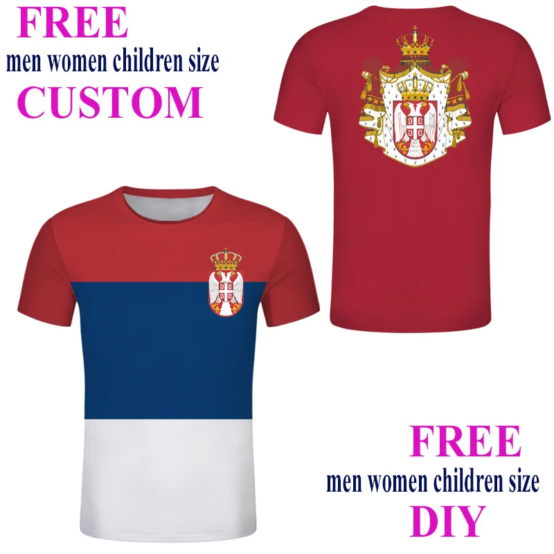 SERBIA Custom Men t shirt Sport Top Print DIY srpski Tee Shirts Customize srbija Country Name Number Logo top
SERBIA Custom Men t shirt Sport Top Print DIY srpski Tee Shirts Customize srbija Country Name Number Logo top