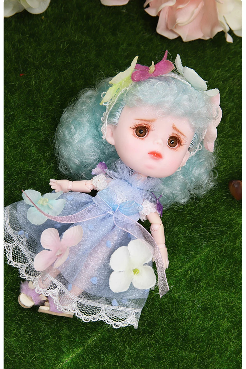 Collectible Chinese Dolls 1/12 Mini BJD Doll with Cute Sad Face Flexible Movable Joints Dudu Girl Doll Toys For Kids 
Collectible Chinese Dolls 1/12 Mini BJD Doll with Cute Sad Face Flexible Movable Joints Dudu Girl Doll Toys For Kids