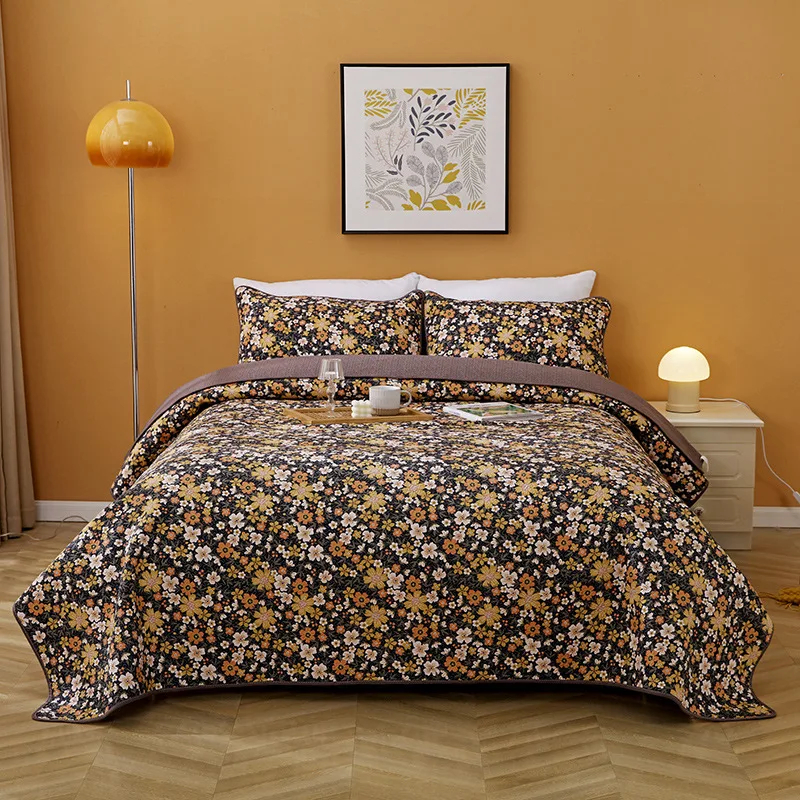 Floral Cotton Quilt Set 3pcs Bedspread on the Bed Double Blanket Quilted Comforter Bed Cover Queen Size Summer Coverlet CHAUSUB
Floral Cotton Quilt Set 3pcs Bedspread on the Bed Double Blanket Quilted Comforter Bed Cover Queen Size Summer Coverlet CHAUSUB