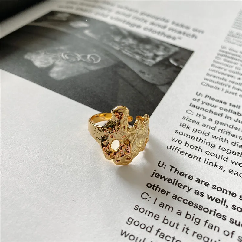 RUIYI Real 925 Sterling Silver Women Geometric Irregular Bump Mapping Rings Female Punk Hyperbole Niche Dysmorphism Open Rings 
RUIYI Real 925 Sterling Silver Women Geometric Irregular Bump Mapping Rings Female Punk Hyperbole Niche Dysmorphism Open Rings