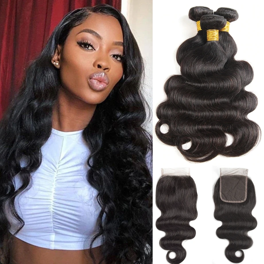 Brazilian Hair Weave Bundles With Frontal Transparent Brazilian Hair Body Wave Human Hair Bundles With Lace Frontal Closure 4X4
Brazilian Hair Weave Bundles With Frontal Transparent Brazilian Hair Body Wave Human Hair Bundles With Lace Frontal Closure 4X4