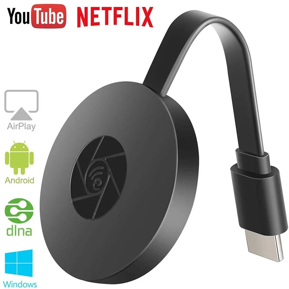 ТВ для Chromecast 2 Netflix Youtube Spotify Wi Fi модем 1080P Android IOS планшет 5G HDMI высокохромистой
