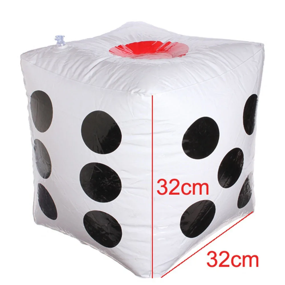 Inflatable Multi Color Blow-Up Cube PVC Dice Toy Stage Prop Group Game Tool 32*32*32cm
Inflatable Multi Color Blow-Up Cube PVC Dice Toy Stage Prop Group Game Tool 32*32*32cm