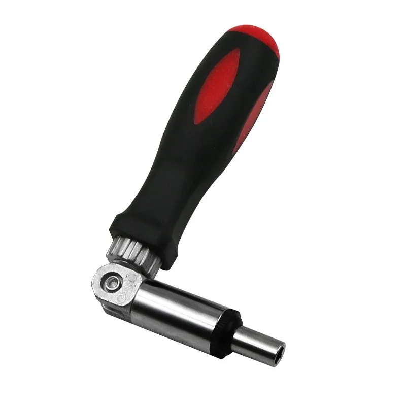 1/4 Inch Hex Interface Ratchet Screwdriver 180° Rotating Screw Driver Tackle Hand Tool T-type Foldable Disassemble Screwdriver
1/4 Inch Hex Interface Ratchet Screwdriver 180° Rotating Screw Driver Tackle Hand Tool T-type Foldable Disassemble Screwdriver