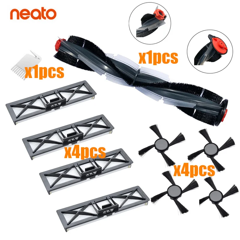 Запасные части роликовая основная щетка фильтр для Neato Botvac D85 D3 D5 D7 подключенный