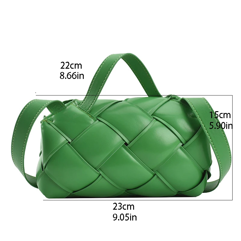 PU Leather Woven Shoulder Bag Women Square Handbag 2021 Lady Designer Fashion New Vintage Tote Bag Luxury Brand Crossbody Bags
PU Leather Woven Shoulder Bag Women Square Handbag 2021 Lady Designer Fashion New Vintage Tote Bag Luxury Brand Crossbody Bags