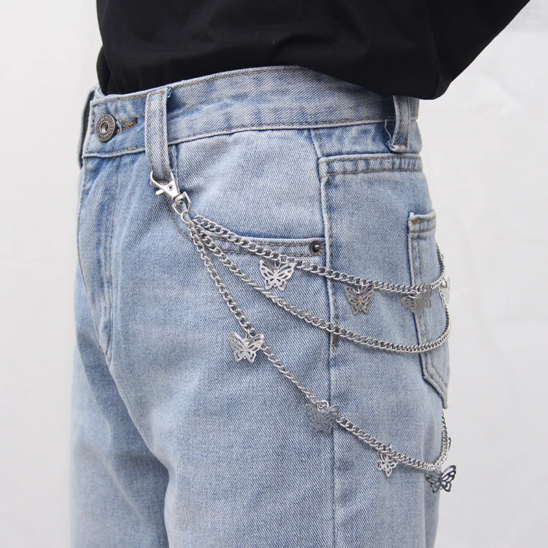 Women Men Punk Pants Chain Fashion Metal Double Layer Trouser Chain Hip Hop Waist Belt Chain Jewelry Jeans Accessories 
Women Men Punk Pants Chain Fashion Metal Double Layer Trouser Chain Hip Hop Waist Belt Chain Jewelry Jeans Accessories