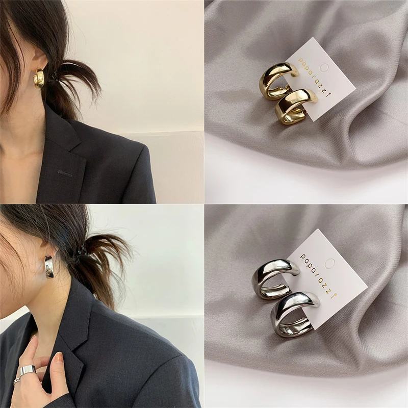 2021 Minimalist Gold/Silver Color Round Earrings for Women Trendy Geometric Hoop Statement Earrings Party Fashion Jewelry Gift
2021 Minimalist Gold/Silver Color Round Earrings for Women Trendy Geometric Hoop Statement Earrings Party Fashion Jewelry Gift