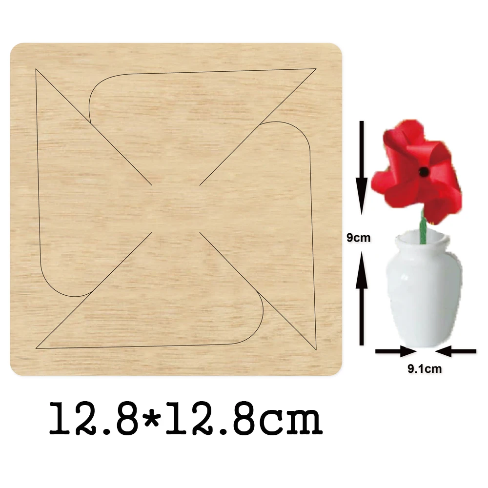 New Craft Windmill flower cutting dies 2020 die cut &wooden dies Suitable for common die cutting machines on the market
New Craft Windmill flower cutting dies 2020 die cut &wooden dies Suitable for common die cutting machines on the market