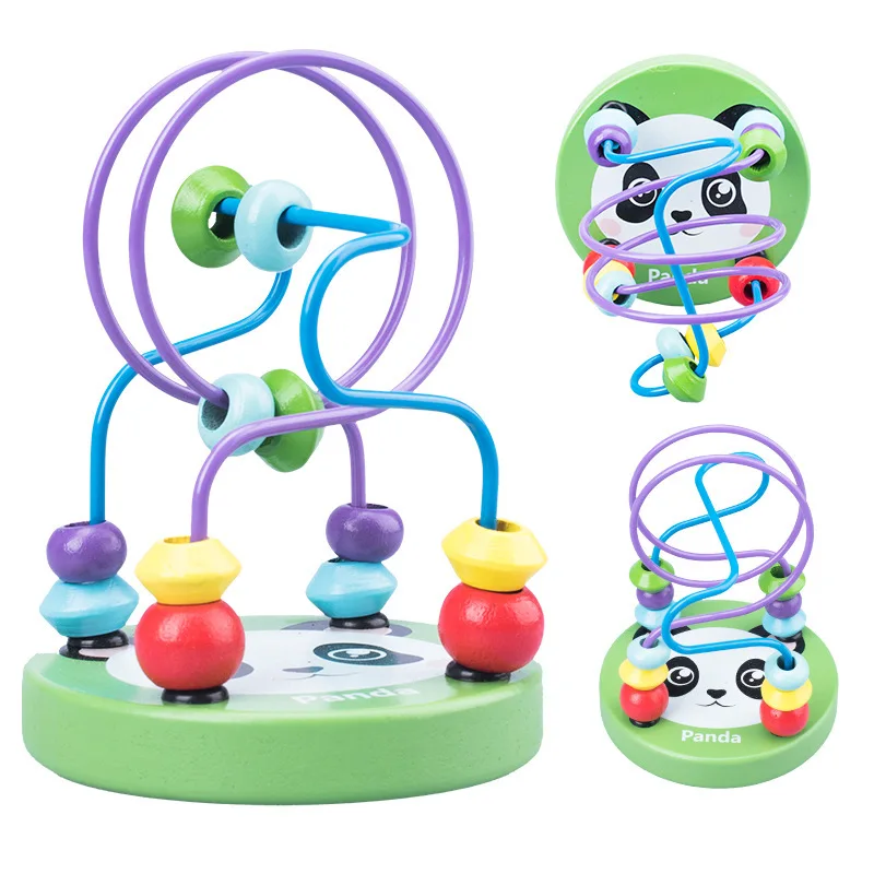 Baby Montessori Wooden Math Toys Wooden Small Circles Bead Wire Maze Roller Coaster Educational Wood Puzzles Boys Girls Kid Gift
Baby Montessori Wooden Math Toys Wooden Small Circles Bead Wire Maze Roller Coaster Educational Wood Puzzles Boys Girls Kid Gift