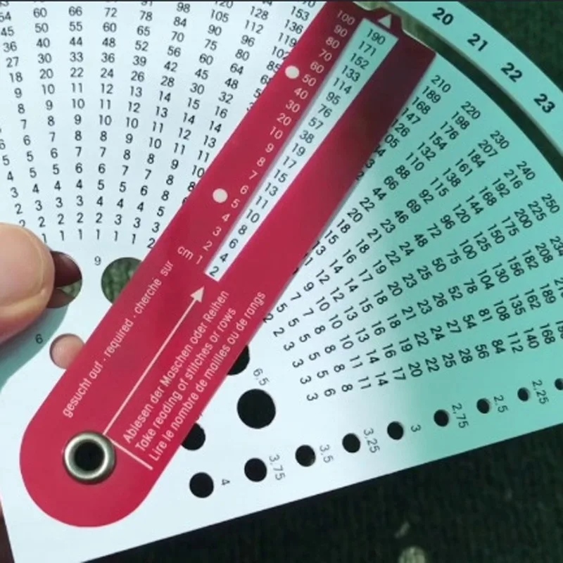 Knitting Gauge Converter Sweater Knitting Circular Weave Craft Knitting Calculator Counting Frame Ruler Sewing DIY Accessories
Knitting Gauge Converter Sweater Knitting Circular Weave Craft Knitting Calculator Counting Frame Ruler Sewing DIY Accessories