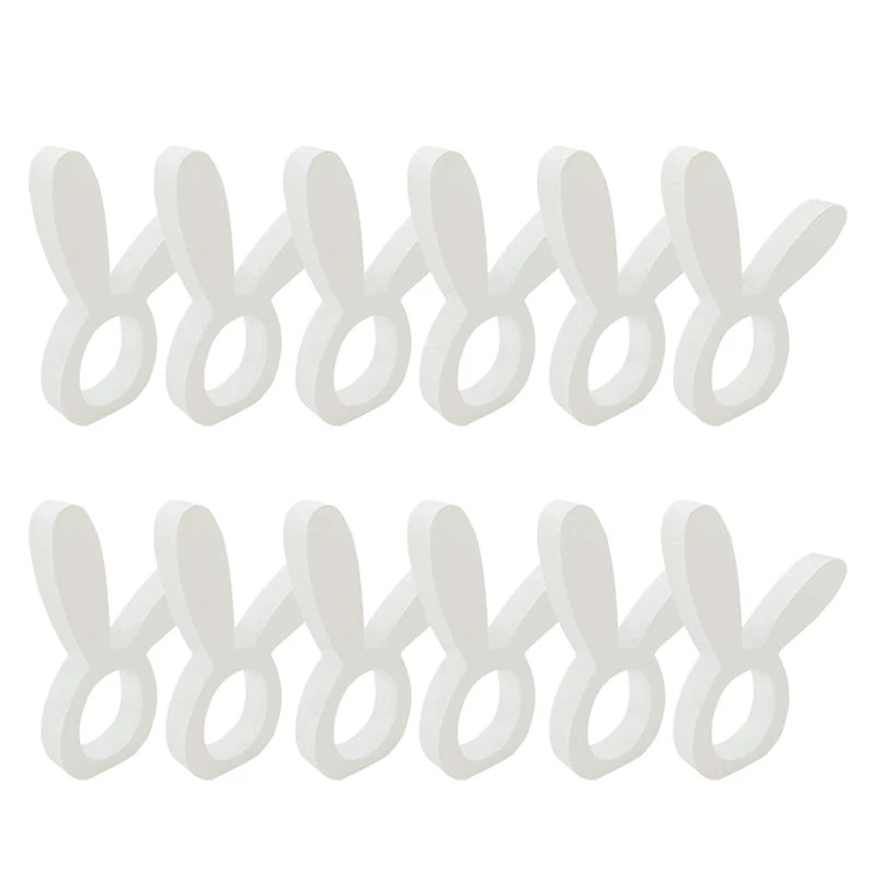 12 шт., кольца для салфеток в виде белого кролика
12 шт., кольца для салфеток в виде белого кролика