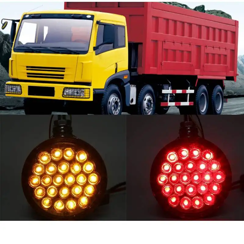 Signal Lights 48LED Double Face Single Stud Mount Side Marker Reflective Sealed Light or Trailer Truck for Trucks Amber
Signal Lights 48LED Double Face Single Stud Mount Side Marker Reflective Sealed Light or Trailer Truck for Trucks Amber