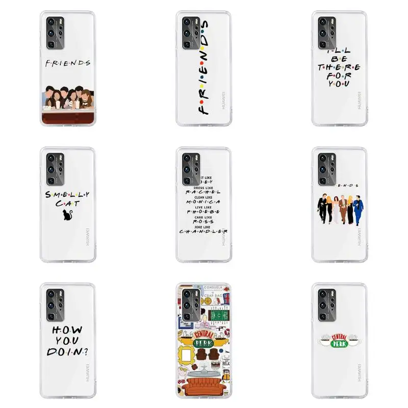 Friends TV Phone Case For Huawei P40 P30 P20 Mate Honor 10i 30 20 i 10 40 8x 9x Pro Lite Transparent Cover
Friends TV Phone Case For Huawei P40 P30 P20 Mate Honor 10i 30 20 i 10 40 8x 9x Pro Lite Transparent Cover