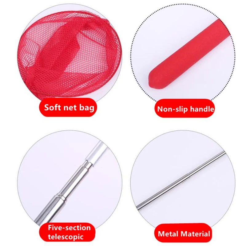 Kids Fishing Net Rainbow Telescopic Butterfly Net Insect Catching Nets For Children Catching Insects Bug Small Fish
Kids Fishing Net Rainbow Telescopic Butterfly Net Insect Catching Nets For Children Catching Insects Bug Small Fish