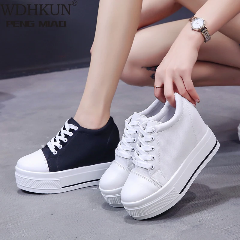 New Women's Interior with High-elastic Canvas Shoes Fashion Trend Comfortable 8CM High-heeled Casual Shoes Women's Shoes
New Women's Interior with High-elastic Canvas Shoes Fashion Trend Comfortable 8CM High-heeled Casual Shoes Women's Shoes