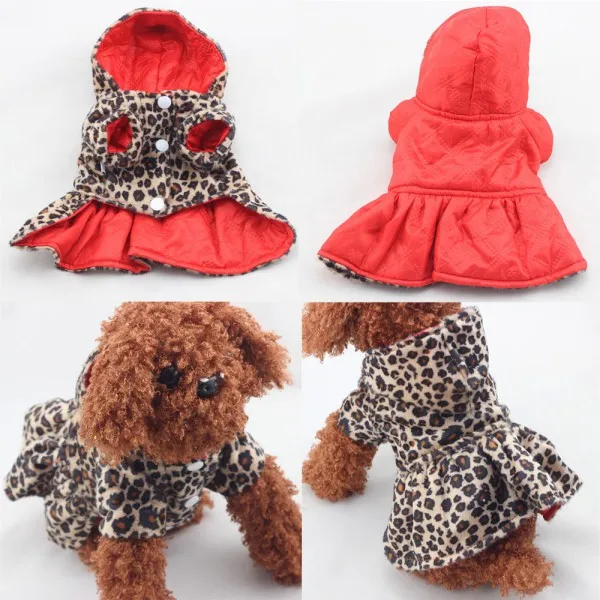 Dog Cat Dress Clothes Tutu Pet Hoodie Skirt Winter Leopard Clothes For Yorkshire Teddy Dogs Costume Puppy Pet Clothing Dresses
Dog Cat Dress Clothes Tutu Pet Hoodie Skirt Winter Leopard Clothes For Yorkshire Teddy Dogs Costume Puppy Pet Clothing Dresses