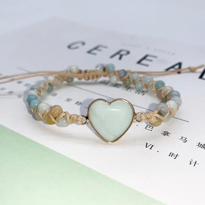 Lovers Love Eternal Love Bracelet Fashion Design Classic Bracelet Shaped Bracelets Hand-made By Natural Stone 
Lovers Love Eternal Love Bracelet Fashion Design Classic Bracelet Shaped Bracelets Hand-made By Natural Stone