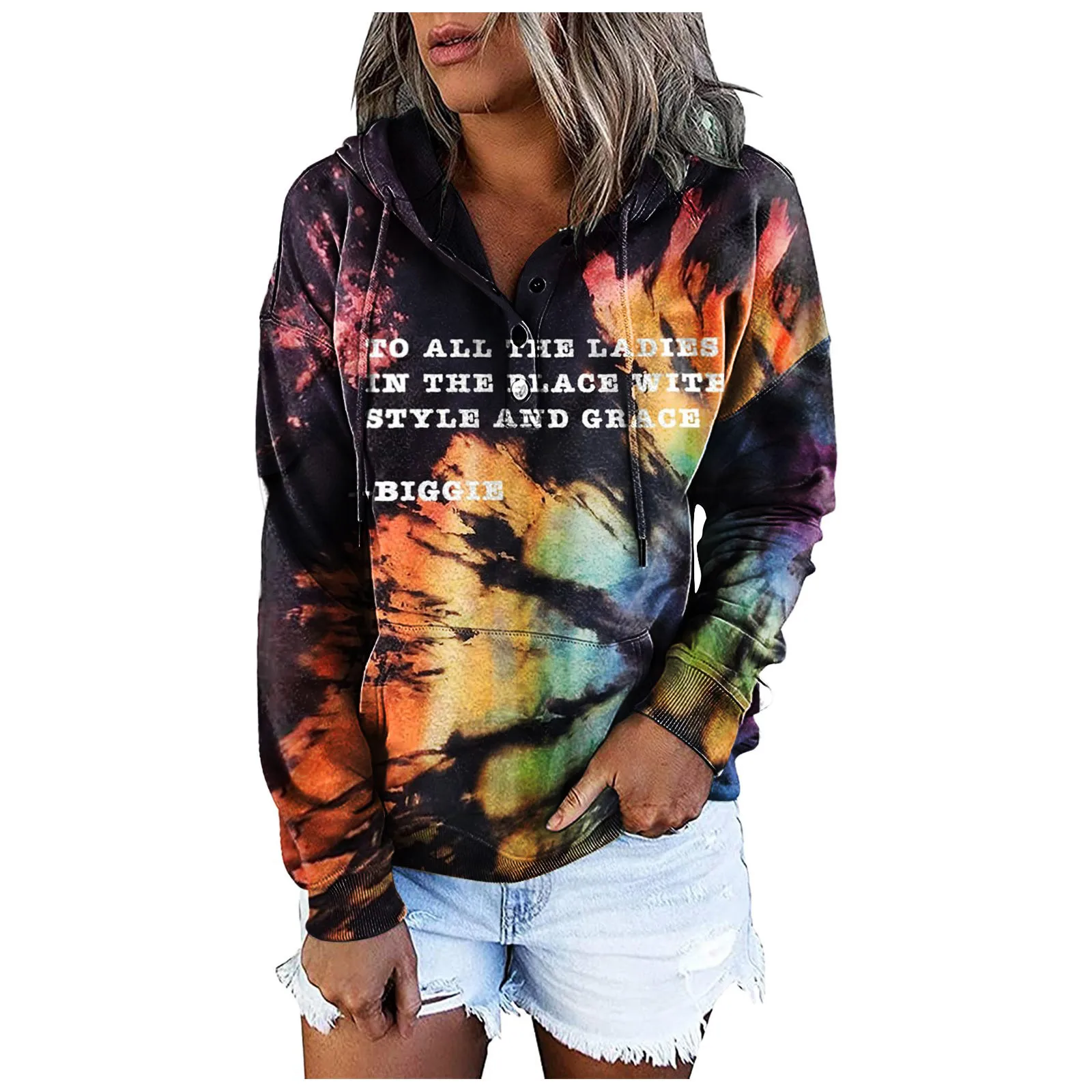 Women's Fashion Tie-dye Print Hoodies Vintage Teen Girls Casual Loose Long Sleeve Top Clothes Streetwear Female Sudaderas
Women's Fashion Tie-dye Print Hoodies Vintage Teen Girls Casual Loose Long Sleeve Top Clothes Streetwear Female Sudaderas