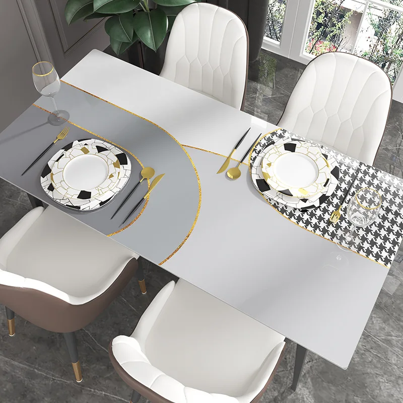 Luxury black white gray table mat Marble pattern rectangle table cloth customize PVC table tablecloth waterproof table protector
Luxury black white gray table mat Marble pattern rectangle table cloth customize PVC table tablecloth waterproof table protector