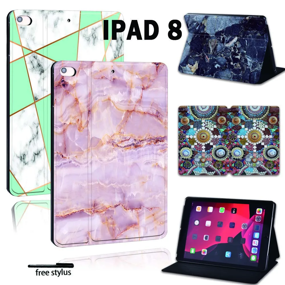 For Apple iPad 8 10.2" 2020 (8th 8 Generation) A2428 A2429 PU Printed marble PU Leather Tablet Stand Folio Cover Case
For Apple iPad 8 10.2" 2020 (8th 8 Generation) A2428 A2429 PU Printed marble PU Leather Tablet Stand Folio Cover Case