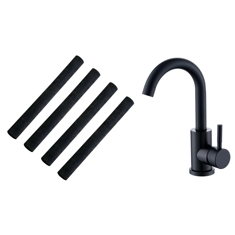 1 Pcs Matte Black Bathroom Faucet Stainless Steel Basin Mixer Tap & 4Pcs Refrigerator Door Handle Covers
1 Pcs Matte Black Bathroom Faucet Stainless Steel Basin Mixer Tap & 4Pcs Refrigerator Door Handle Covers
