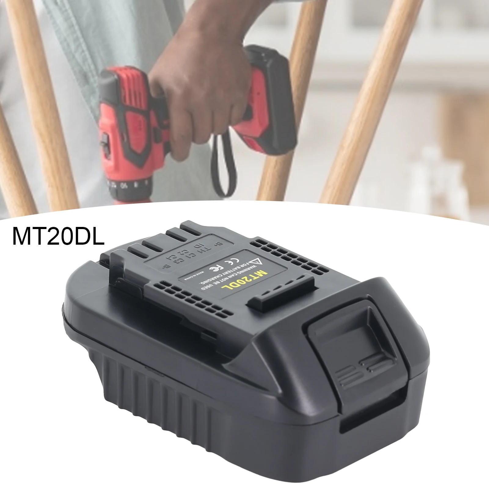 MT20DL Battery Adapter Lightweight Lossless Convert Fireproof ABS Portable18V to 20V Battery Converter for Makita
MT20DL Battery Adapter Lightweight Lossless Convert Fireproof ABS Portable18V to 20V Battery Converter for Makita
