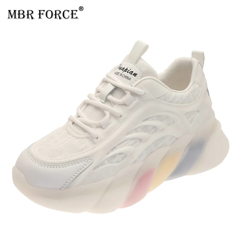 MBR FORCE 2021 Women Sneakers Vulcanize Breathable Rainbow Color Fashion Casuals Height Increasing Female Chunky Ladies Shoes
MBR FORCE 2021 Women Sneakers Vulcanize Breathable Rainbow Color Fashion Casuals Height Increasing Female Chunky Ladies Shoes