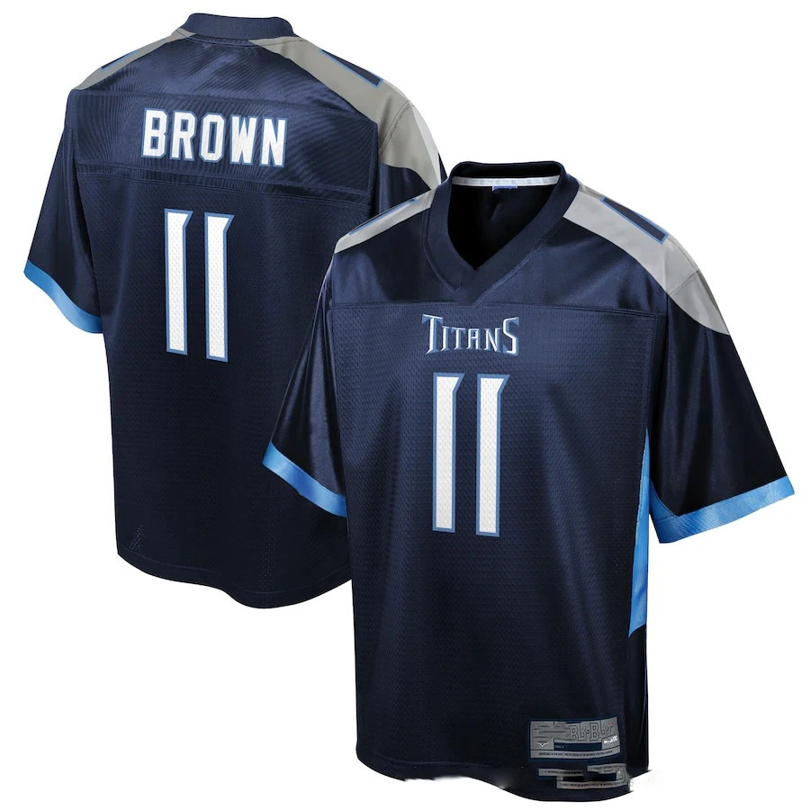 Вышивка Bilok American Jersey Теннесси Титаны 11 # A.J. Коричневая одежда для фанатов, мужские, женские, мужские, детские, Молодежные футболки для регби
Вышивка Bilok American Jersey Теннесси Титаны 11 # A.J. Коричневая одежда для фанатов, мужские, женские, мужские, детские, Молодежные футболки для регби
