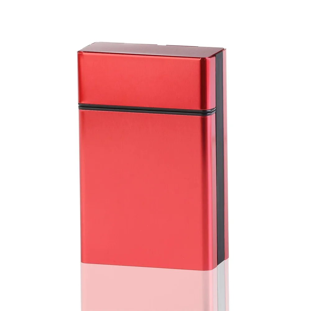 Cigarette Case Lightweight Aluminium Silver Cigarette Box Cigar Protective Cover (Grey)
Cigarette Case Lightweight Aluminium Silver Cigarette Box Cigar Protective Cover (Grey)