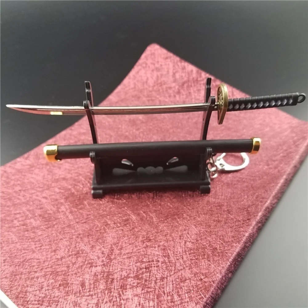 New Fashion Anime 15 Cm Snow Knife Buckle Three-Knife Stream with Sheath Knife Buckle Weapon Model Keychain
New Fashion Anime 15 Cm Snow Knife Buckle Three-Knife Stream with Sheath Knife Buckle Weapon Model Keychain