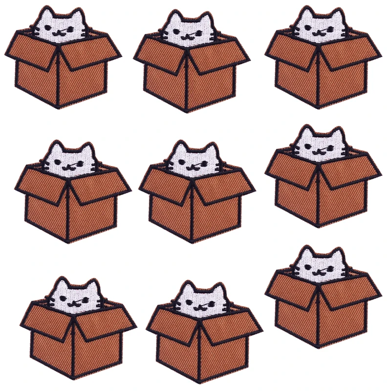 10 Pcs/Set Iron On Patches For Clothing Cute Cat Embroidered Patches For Clothes Animals Stripes Patch Cartoon Badges Appliques
10 Pcs/Set Iron On Patches For Clothing Cute Cat Embroidered Patches For Clothes Animals Stripes Patch Cartoon Badges Appliques