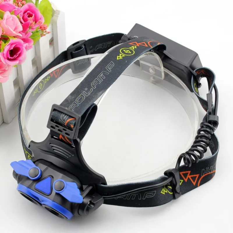 New dual-lamp headlight headlight T6 LED zoom USB charging long-range headlight headlight riding fishing headlight camping 
New dual-lamp headlight headlight T6 LED zoom USB charging long-range headlight headlight riding fishing headlight camping