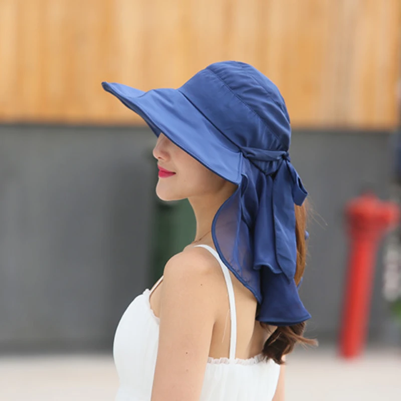 Sun Hats With Face Neck Protection For Women Wide Brim Summer Visor Caps Anti-UV outdoor
Sun Hats With Face Neck Protection For Women Wide Brim Summer Visor Caps Anti-UV outdoor