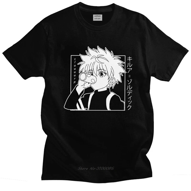 Kawaii Hunter X Hunter Tshirt Men Short Sleeve Killua Zoldyck T-shirt Crew Neck Fitted Soft Cotton Anime Manga Tee Shirt Clothes 
Kawaii Hunter X Hunter Tshirt Men Short Sleeve Killua Zoldyck T-shirt Crew Neck Fitted Soft Cotton Anime Manga Tee Shirt Clothes