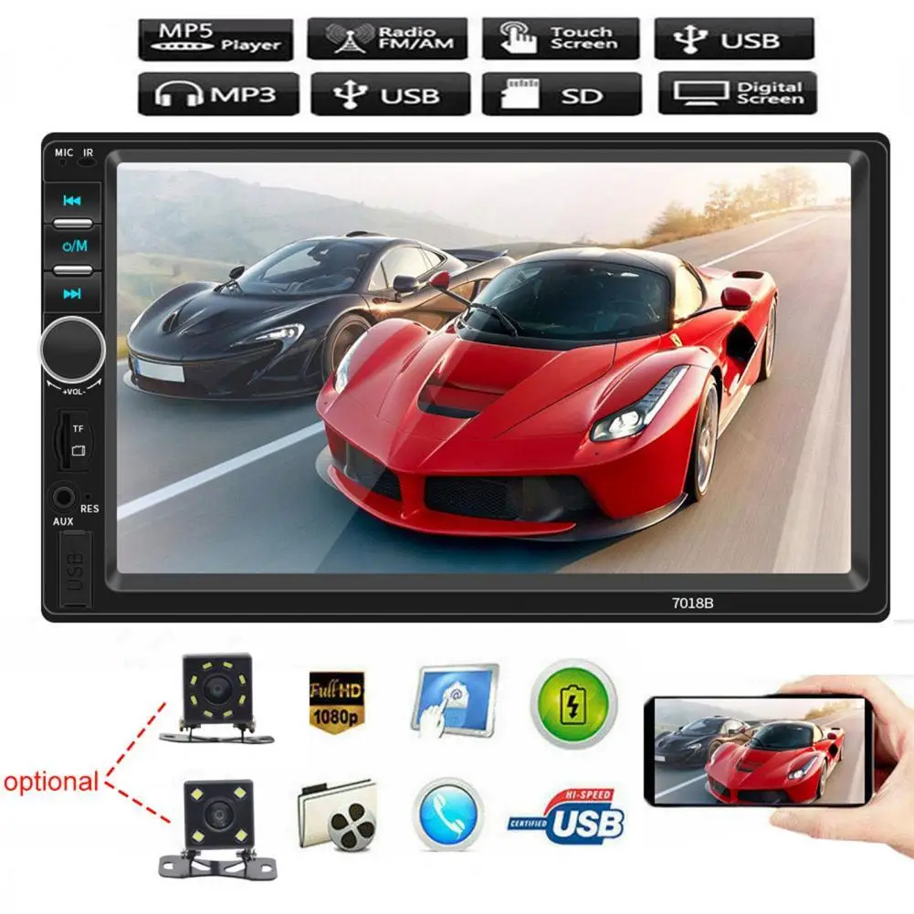Hot Sales!!! Bluetooth Player Advanced Reversing Display 7-Inch Screen Car MP5 Player for Cars 
Hot Sales!!! Bluetooth Player Advanced Reversing Display 7-Inch Screen Car MP5 Player for Cars