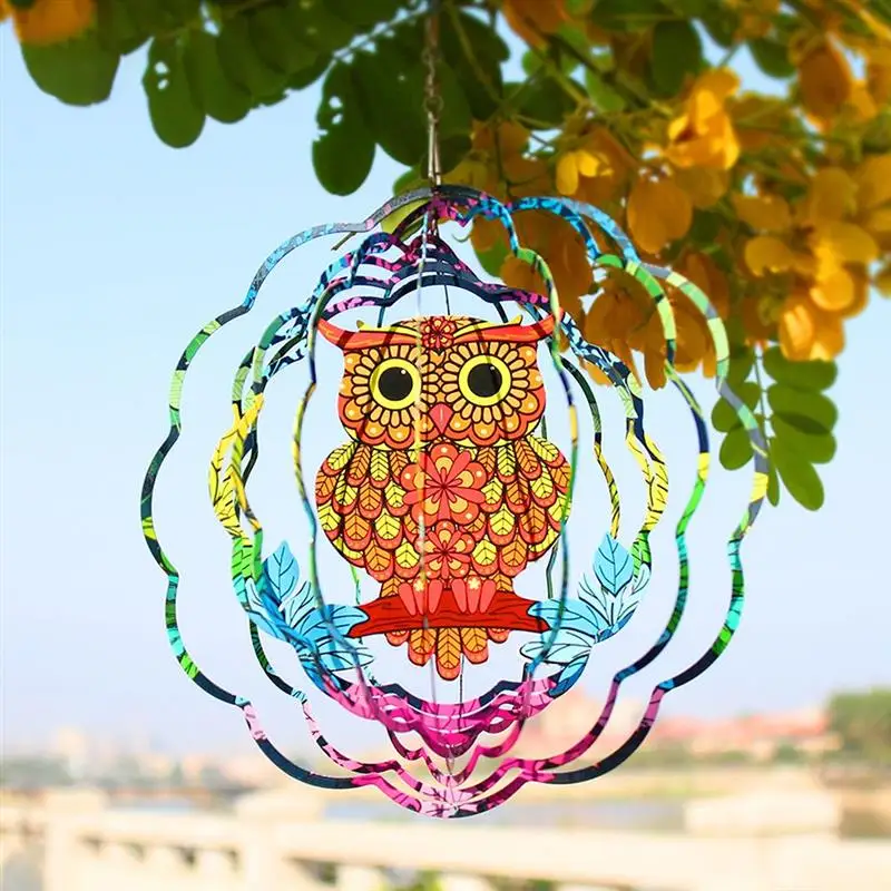 Colorful Wind Chime Stainless Steel Hanging Wind Chimes Owl Wind Sculptures for Garden Yard Home Decoration Accessories
Colorful Wind Chime Stainless Steel Hanging Wind Chimes Owl Wind Sculptures for Garden Yard Home Decoration Accessories