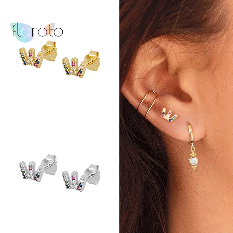 925 Sterling Silver Ear Needle Stud Earrings for Women Korean Simple Temperament Colorful Crystal Earrings Party Jewelry Gift
925 Sterling Silver Ear Needle Stud Earrings for Women Korean Simple Temperament Colorful Crystal Earrings Party Jewelry Gift