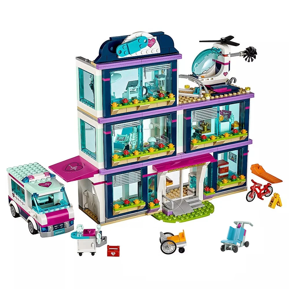 932 pieces Hospital Model Building Blocks Heart lake City Bricks Toys for Children
932 pieces Hospital Model Building Blocks Heart lake City Bricks Toys for Children