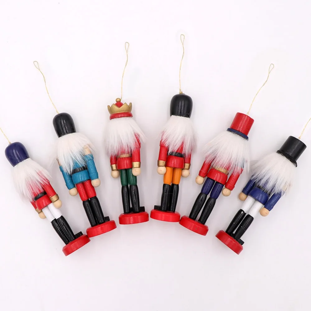 6 Pcs/set Wood Christmas Nutcracker Puppet Wooden Handmade Crafts Home Shop Birthday Gift King Doll Desktop Ornament Decoration
6 Pcs/set Wood Christmas Nutcracker Puppet Wooden Handmade Crafts Home Shop Birthday Gift King Doll Desktop Ornament Decoration