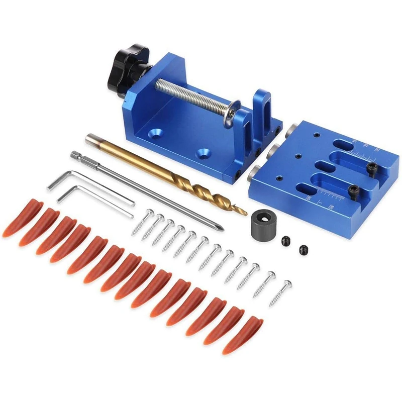 Карман отверстие джиг комплект со встроенным зажим и масштаб, Heavy Duty, все-в-одном Алюминий карман отверстие джиг комплект
Карман отверстие джиг комплект со встроенным зажим и масштаб, Heavy Duty, все-в-одном Алюминий карман отверстие джиг комплект