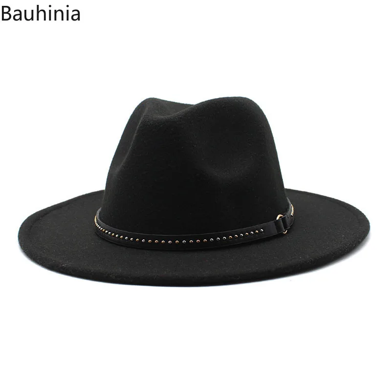 Шляпа Bauhinia с широкими полями для мужчин и женщин, фетровая Федора, винтажная Гангстерская Трилби джаз, Осень-зима
Шляпа Bauhinia с широкими полями для мужчин и женщин, фетровая Федора, винтажная Гангстерская Трилби джаз, Осень-зима